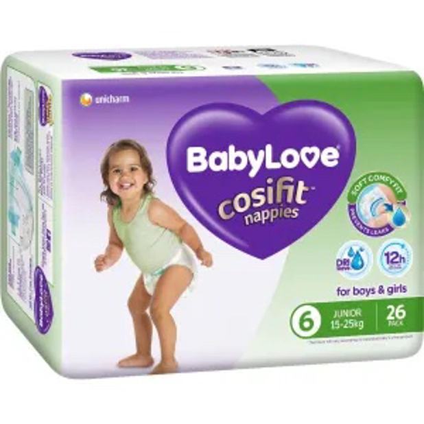 BabyLove Cosifit Nappies Junior 26 Pack